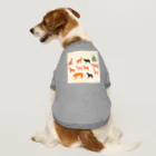 ZUZUKAMAのゆるくてかわいい動物の群れ Dog T-shirt