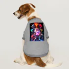 シロクマペンギンのドラゴンファイターガールwith竜の変身ヒーロー Dog T-shirt