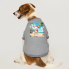 walkerplusのビーチボールをするうさぎ Dog T-shirt