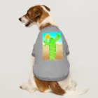 ファンシーTシャツ屋の砂漠の太陽とサボテン Dog T-shirt