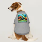 HIROMIROSHIROのキョウリュウ君の家族 Dog T-shirt