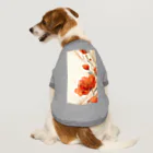 cute styleのlucky flower -red Dog T-shirt