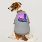 パワドラのネオンカラーで輝く都市3 Dog T-shirt