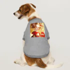 AQUAMETAVERSEの金の光に輝く赤い姫 Marsa 106 Dog T-shirt