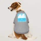 風野ひつじの夏の海 Dog T-shirt