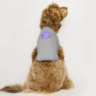 Misato Ugai illustration shopのInuuu - fluffy dog ドッグTシャツ