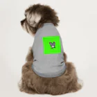 ギョージャガーリックのデザインのlight green Dog T-shirt