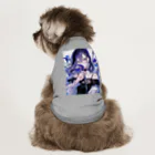 AQUAMETAVERSEの花菖蒲の優美な香り　BLUE PLUM  691 Dog T-shirt