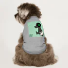 Posagodardy  ポサゴダルディのVinyl Dog Green ear Dog T-shirt