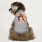 ピクセルパレットの可愛い女の子とお花10 Dog T-shirt