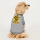 世界美術商店のひまわり / Sunflowers Dog T-shirt