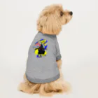 宇寅。の刀と猛禽類イメージのドラゴン Dog T-shirt