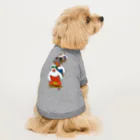 もしもしこちら文鳥の文鳥力士　土俵入り Dog T-shirt