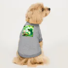 Wakuryuのチャーリーと遊ぶ森龍ルーニー Dog T-shirt