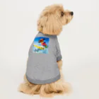 HANIの犬 サーフィンデザイン ドッグTシャツ