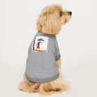 ワクワクショップ の雨降り散歩 イラスト Dog T-shirt