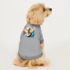 Baby smokerのBaby surf Dog T-shirt