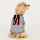 AI Lucy(ルーシー)の赤いドレスの彼女 Dog T-shirt