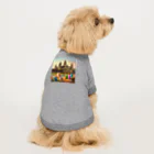 ニャーちゃんショップのアンコールワットキャッツ Dog T-shirt