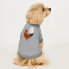 LalaHangeulのフライドチキンの日 (縦長) Dog T-shirt