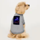 華の蒼い夜に Dog T-shirt