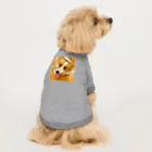 "Canvas Harmony"の笑顔溢れるコーギー、あおくん Dog T-shirt