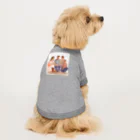 kichamanの家族だんらん Dog T-shirt