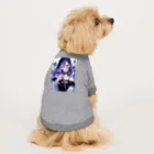 AQUAMETAVERSEの花菖蒲の優美な香り　BLUE PLUM  691 Dog T-shirt