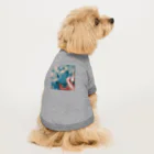 R-mayの鮮やかなマーブル Dog T-shirt