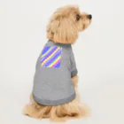 rollのストライプ　斜め Dog T-shirt