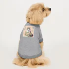 Y m @Y's shopの猫と薔薇　パールver. Dog T-shirt