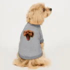 炙りネギ塩牛タンの犬のフリをした唐揚げ ドッグTシャツ