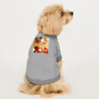 AQUAMETAVERSEの金の光に輝く赤い姫 Marsa 106 Dog T-shirt