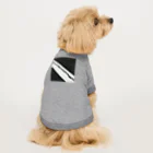 飯塚 iizukaの白いヒビ模様 Dog T-shirt