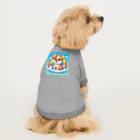 Minoyaの雲に乗った犬 ドッグTシャツ