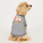 tyu-ripuのparis spring Dog T-shirt