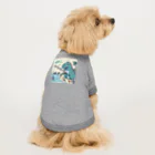 ばばちゃんの恐竜の釣り Dog T-shirt