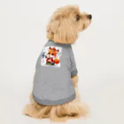 桃の花の歌うキツネの王子さま Dog T-shirt