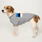 お絵かき屋さんのエストニアの国旗 Dog T-shirt
