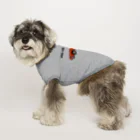 犬グッズの店しえるぶるーのレーシングカーに乗った黒パグ Dog T-shirt