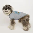 kimchinのシンプルでグラフィカルなカバ Dog T-shirt