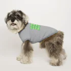 GOYABOYSのゴーヤーの輪切りくんがいっぱい Dog T-shirt