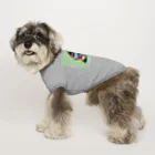 ippofumiのカラフルなマンドリルのドット絵 Dog T-shirt