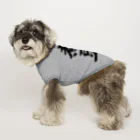 着る文字屋の煮豆 Dog T-shirt