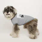 にくまるショップのワンポイント浮世 Dog T-shirt