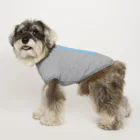 MUGnifi¢ (マグニフィセント)のMUGnifi¢ LOGO-001 スカイブルー Dog T-shirt