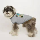 AQUAMETAVERSEのワンちゃんたちのパラダイス アメジスト 2846 Dog T-shirt