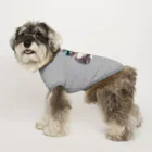 AQUAMETAVERSEのサングラスをかけた、かわいいネコ Marsa 106 Dog T-shirt