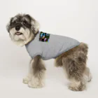 AQUAMETAVERSEの大小の輝くシャボン玉　BLUE PLUM  691 Dog T-shirt