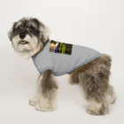 ganeshaのヨーロッパの田舎のステンドグラス Dog T-shirt